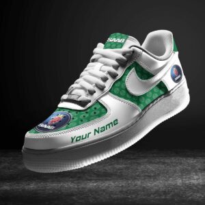 Saab Green Air Force 1 Sneakers AF1 Limited Shoes For Cars Fan LAF2691