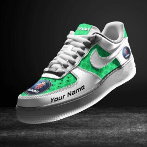 Saab Light Green Air Force 1 Sneakers AF1 Limited Shoes For Cars Fan LAF2692