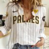 San Diego Padres Women Casual Shirt Linen Shirt GWS1072