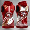 San Francisco 49ers Men Workout Hoodie Tank Tops WHT1567