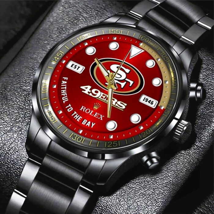 San Francisco 49ers x Rolex Black Stainless Steel Watch GUD1267