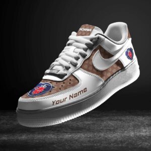 Scania Brown Air Force 1 Sneakers AF1 Limited Shoes For Cars Fan LAF2536
