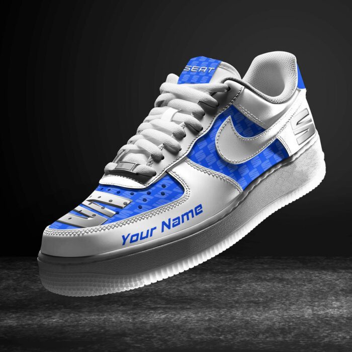 Seat Blue Air Force 1 Sneakers AF1 Limited Shoes For Cars Fan LAF2110