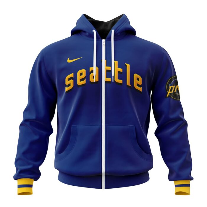 Seattle Mariners MLB Personalized 2024 City Connect 3D Zip Hoodie CCN1053