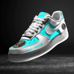 Shelby Cyan Air Force 1 Sneakers AF1 Limited Shoes For Cars Fan LAF2518