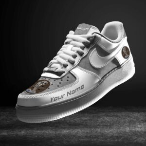 Shelby Grey Air Force 1 Sneakers AF1 Limited Shoes For Cars Fan LAF2517