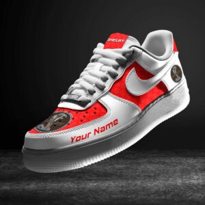 Shelby Red Air Force 1 Sneakers AF1 Limited Shoes For Cars Fan LAF2513