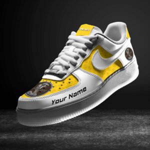 Shelby Yellow Air Force 1 Sneakers AF1 Limited Shoes For Cars Fan LAF2514