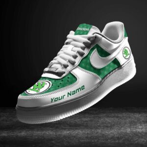 Skoda Green Air Force 1 Sneakers AF1 Limited Shoes For Cars Fan LAF2481