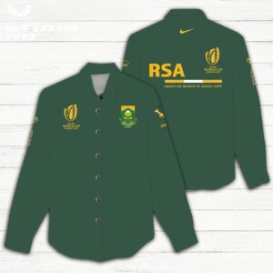 South Africa x Rugby World Cup Women Casual Shirt 3D Linen Shirt GWS1197