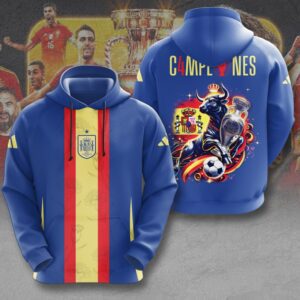 Spain National Football Team 3D Unisex Hoodie GUD1124