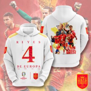 Spain National Football Team 3D Unisex Hoodie GUD1135
