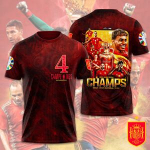 Spain National Football Team 3D Unisex T-Shirt GUD1375