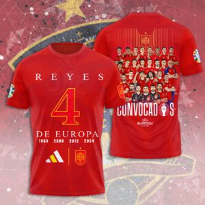 Spain National Football Team 3D Unisex T-Shirt GUD1437