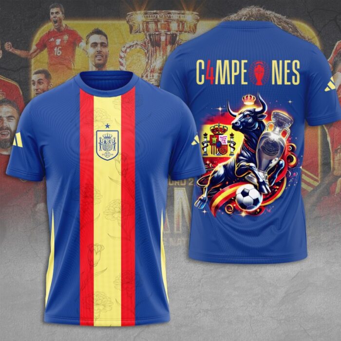Spain National Football Team 3D Unisex T-Shirt GUD1441
