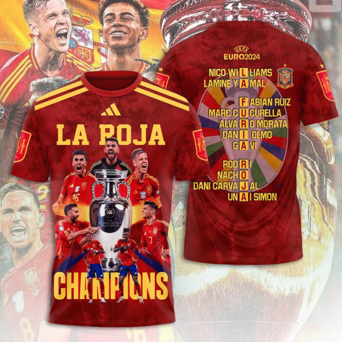 Spain National Football Team 3D Unisex T-Shirt GUD1447