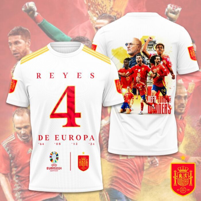 Spain National Football Team 3D Unisex T-Shirt GUD1452