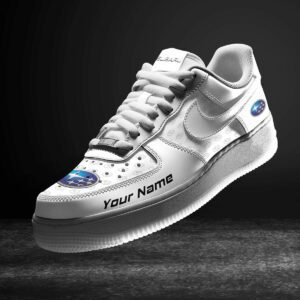 Subaru White Air Force 1 Sneakers AF1 Limited Shoes For Cars Fan LAF2289