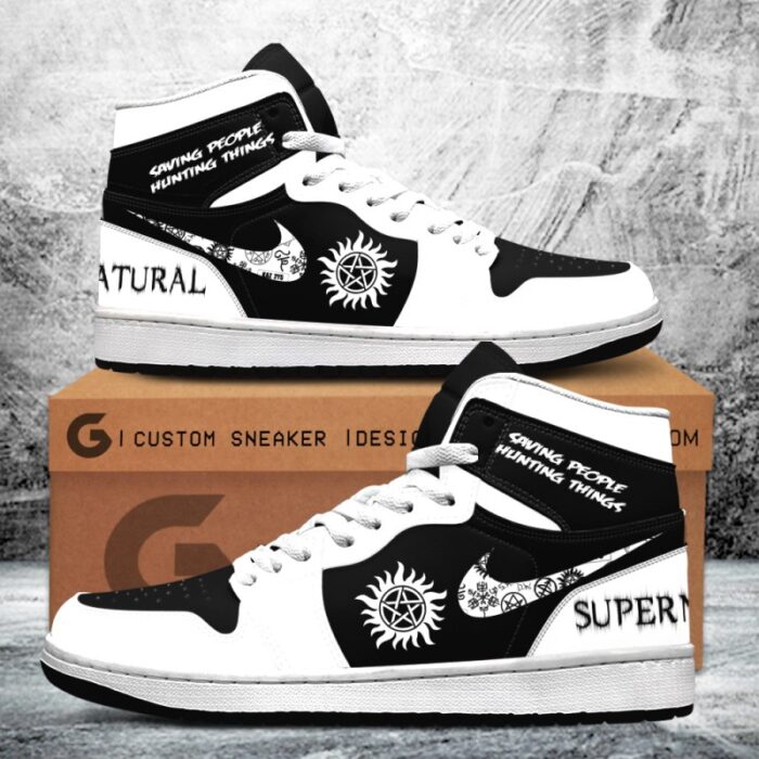 Supernatural Air Jordan 1 Sneaker JD1 Shoes For Fans GSS1148