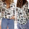 Supernatural Women Casual Shirt 3D Linen Shirt GWS1129