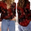 Supernatural Women Casual Shirt 3D Linen Shirt GWS1130
