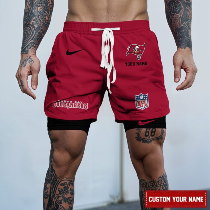 Tampa Bay Buccaneers NFL Personalized Double Layer Shorts For Fans WDS1092