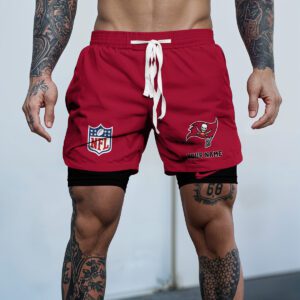 Tampa Bay Buccaneers NFL Personalized Double Layer Shorts WDS1125