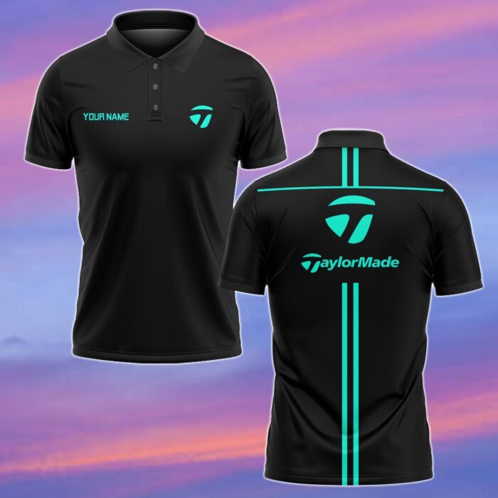 Taylormade Personalized Golf Polo Shirts - Cyan WPL1083