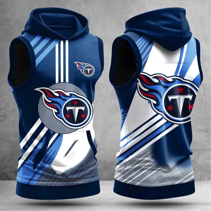 Tennessee Titans Men Workout Hoodie Tank Tops WHT1577