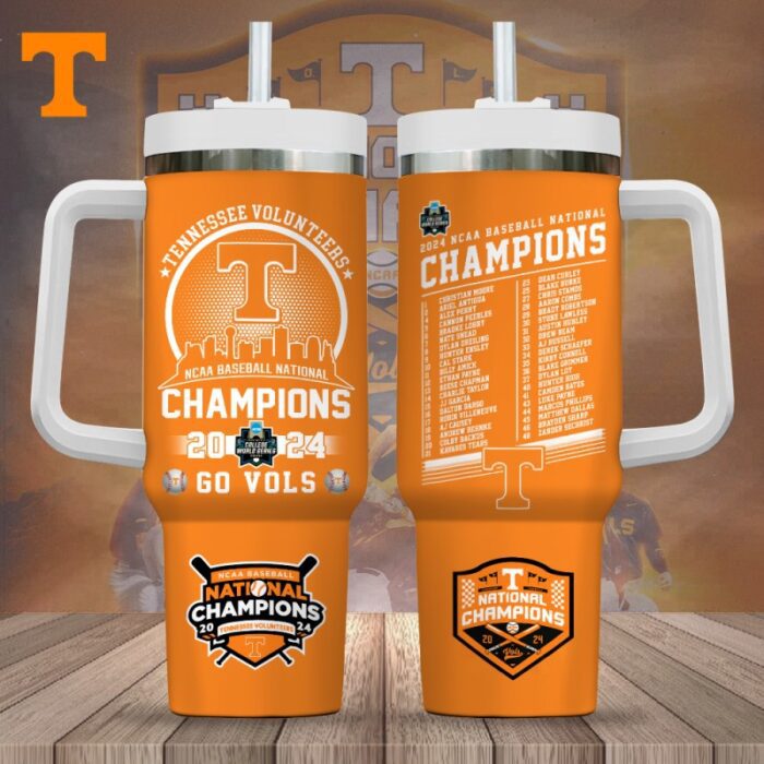 Tennessee Volunteers Baseball 40oz Stanley Tumbler GUD1314