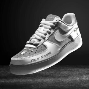 Tesla Grey Air Force 1 Sneakers AF1 Limited Shoes For Cars Fan LAF2457