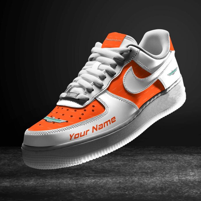 Thunderbird Orange Air Force 1 Sneakers AF1 Limited Shoes For Cars Fan LAF2815