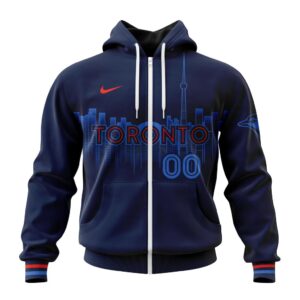 Toronto Blue Jays MLB Personalized 2024 City Connect 3D Zip Hoodie CCN1057