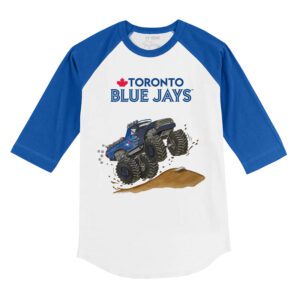 Toronto Blue Jays Monster Truck 3/4 Royal Blue Sleeve Raglan Shirt