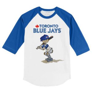 Toronto Blue Jays Slugger 3/4 Royal Blue Sleeve Raglan Shirt