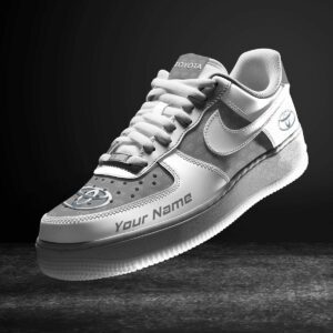 Toyota Grey Air Force 1 Sneakers AF1 Limited Shoes For Cars Fan LAF2047