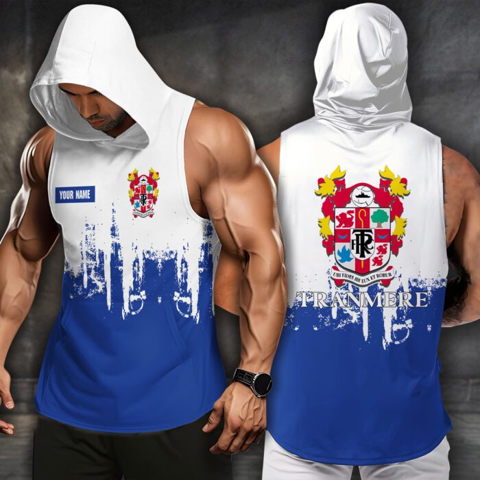 Tranmere Rovers Men Workout Hoodie Tank Tops WHT1525