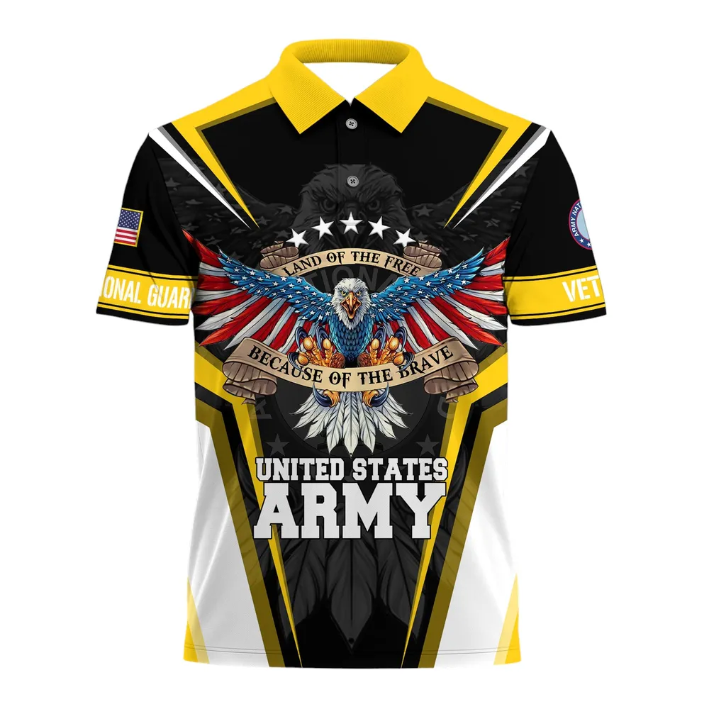 U.S. Army Short Polo Shirts Honoring All Who Served U.S. Veterans Veteran Day PLK1687