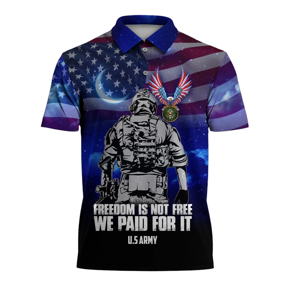 U.S. Army Short Polo Shirts U.S. Veterans Veteran Day PLK1740