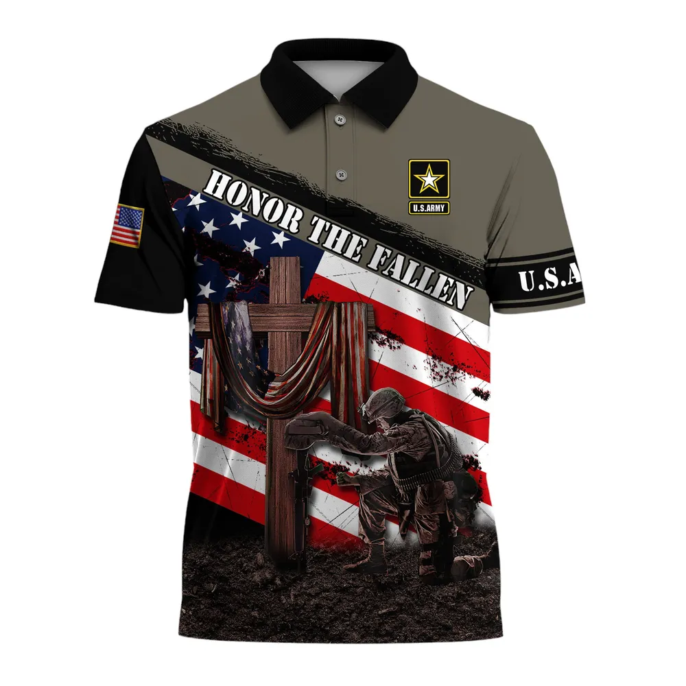U.S. Army Short Polo Shirts U.S. Veterans Veteran Day PLK1741