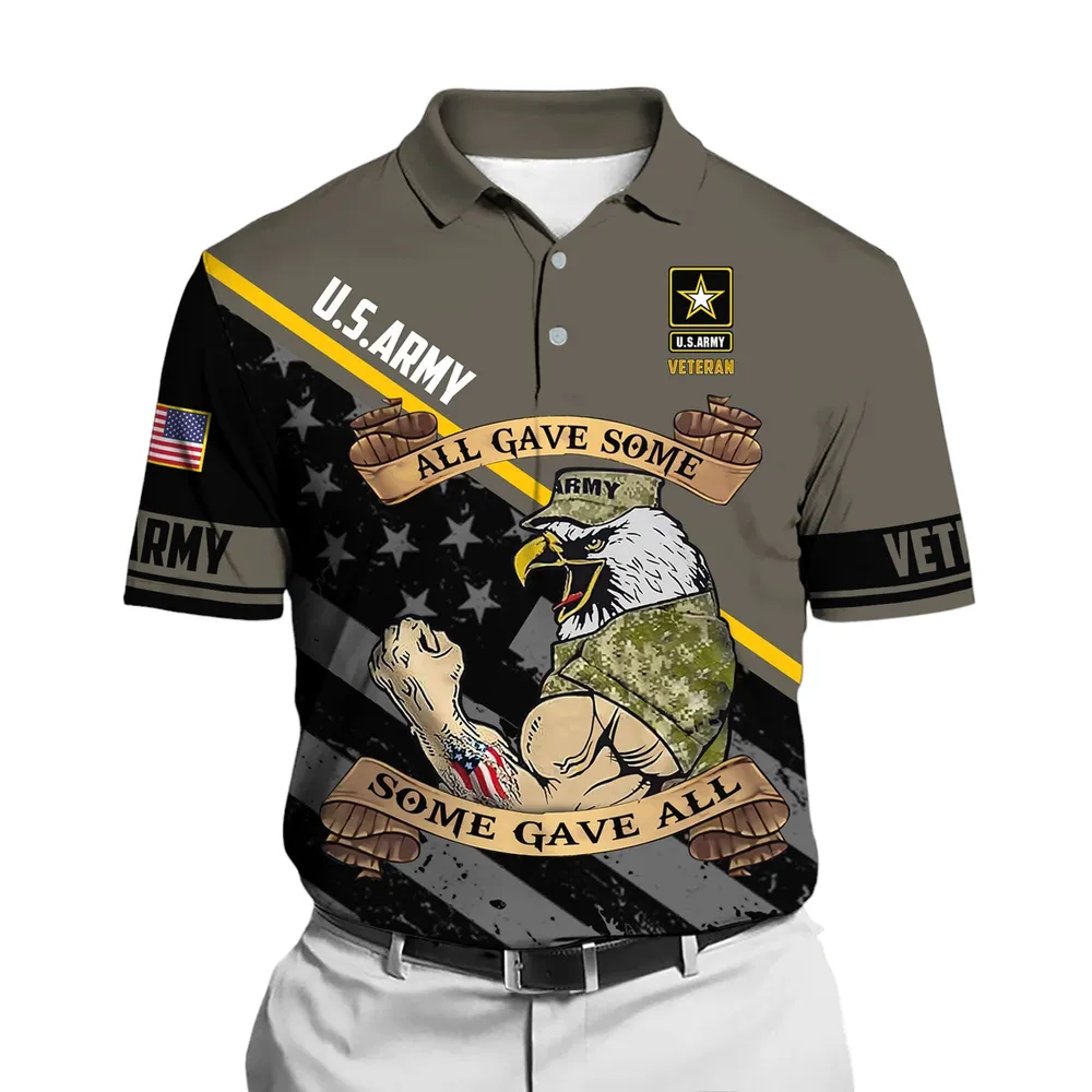 U.S. Army Short Polo Shirts U.S. Veterans Veteran Day PLK1742