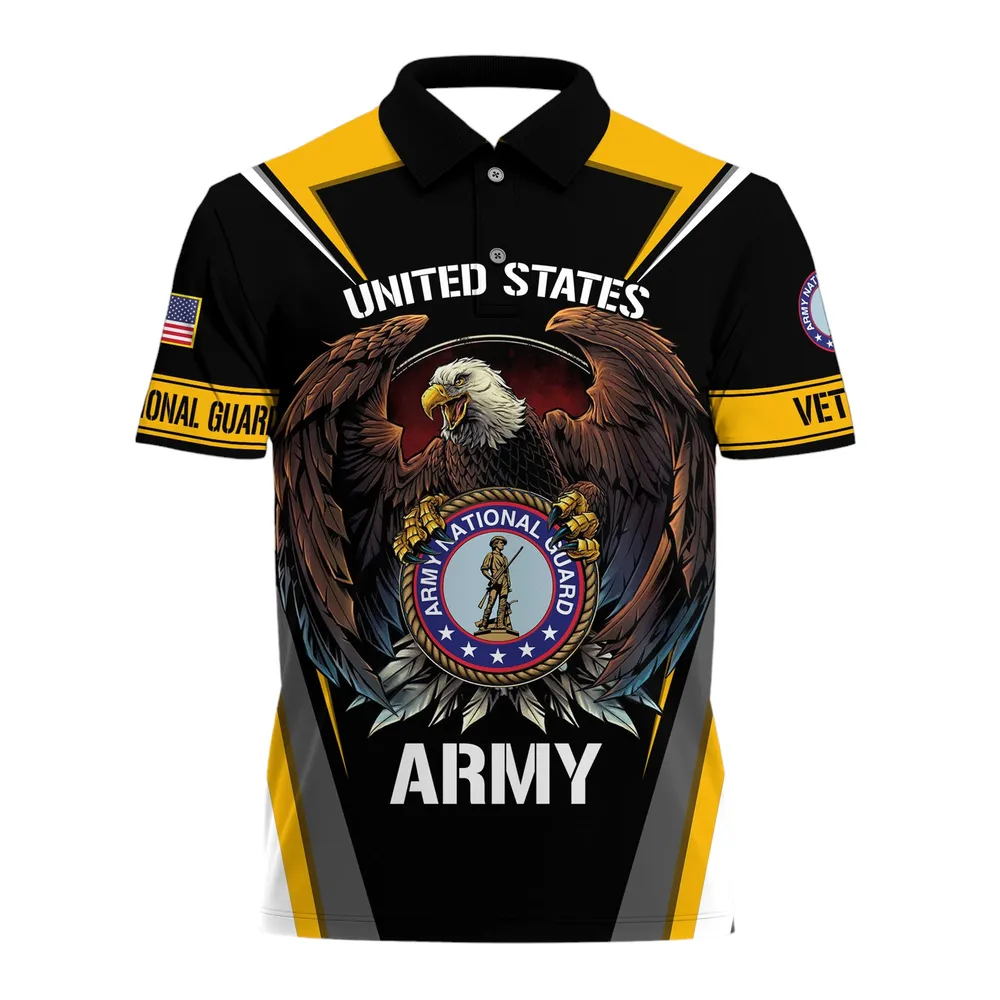 U.S. Army Short Polo Shirts U.S. Veterans Veteran Day PLK1749