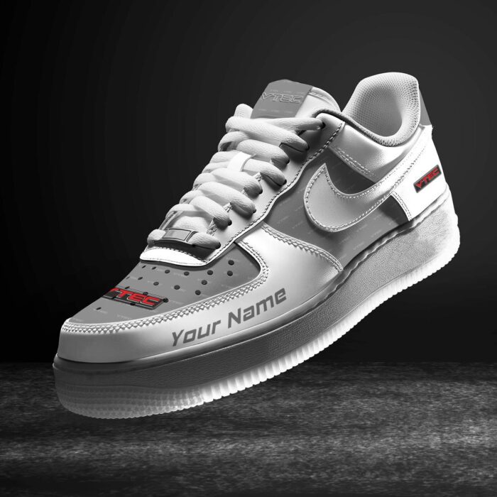 VTEC Grey Air Force 1 Sneakers AF1 Limited Shoes For Cars Fan LAF2847