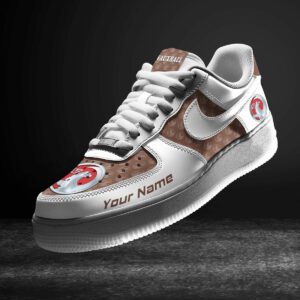 Vauxhall Brown Air Force 1 Sneakers AF1 Limited Shoes For Cars Fan LAF2636