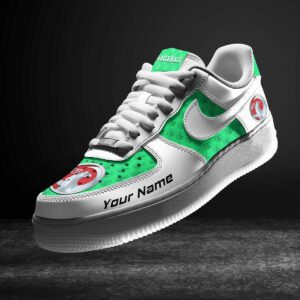 Vauxhall Light Green Air Force 1 Sneakers AF1 Limited Shoes For Cars Fan LAF2632