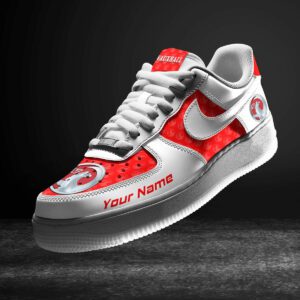 Vauxhall Red Air Force 1 Sneakers AF1 Limited Shoes For Cars Fan LAF2633
