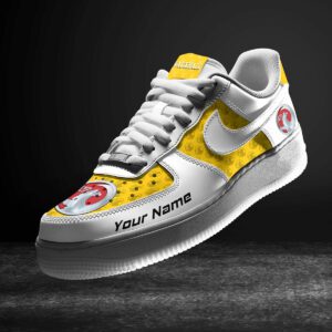 Vauxhall Yellow Air Force 1 Sneakers AF1 Limited Shoes For Cars Fan LAF2634