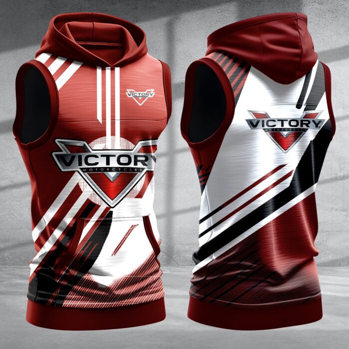 Victory Motorcycles Men Workout Hoodie Tank Tops WHT1453