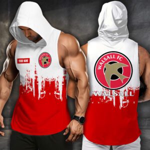 Walsall FC Men Workout Hoodie Tank Tops WHT1522