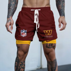 Washington Commanders NFL Personalized Double Layer Shorts WDS1127